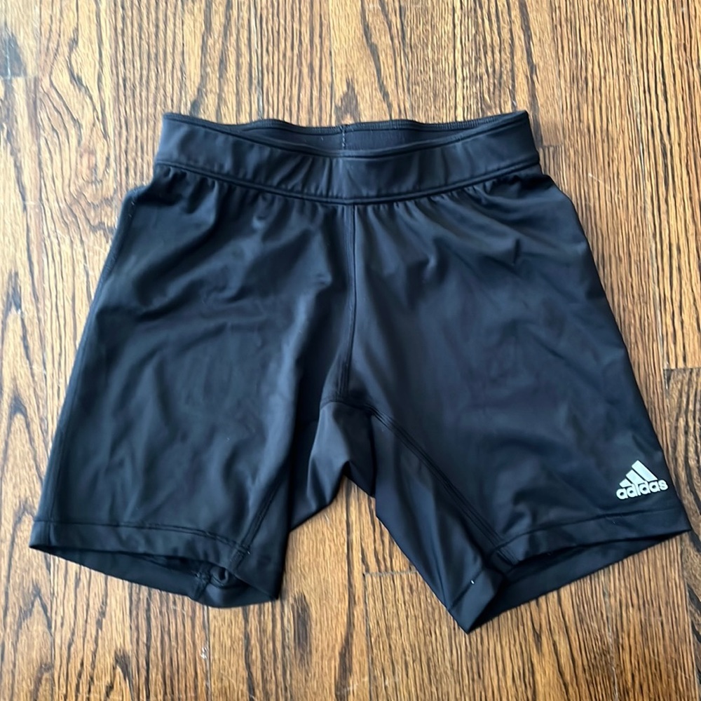 Adidas compression shorts, lightly worn, great condition! 7” inseam.